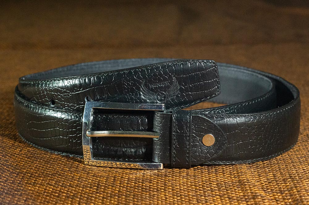Belt Black Rough CASUAL 35mmBL 101