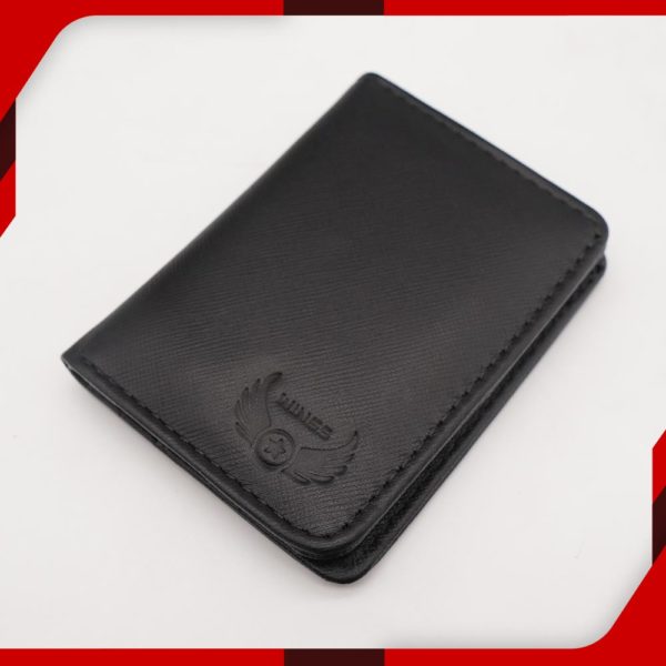 Black Handy Leather Wallet main