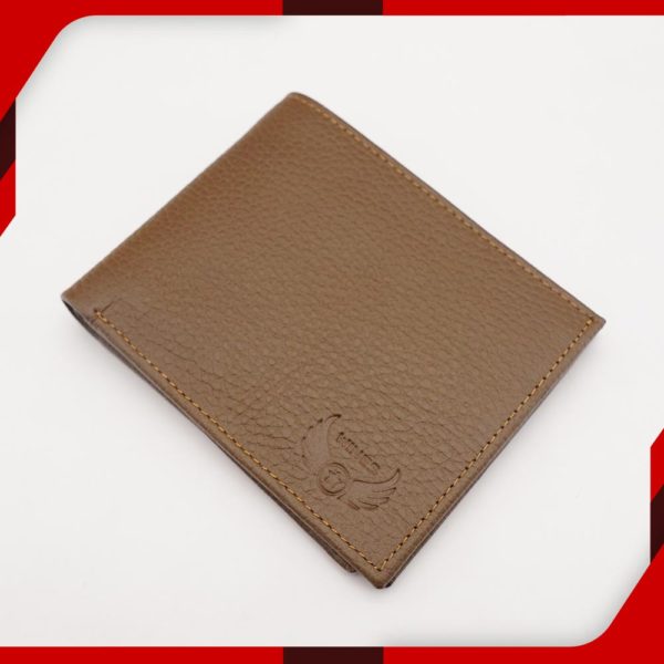 Dark Camel Leather Wallet main