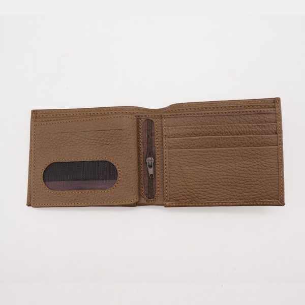 Dark Camel Leather Wallet op2