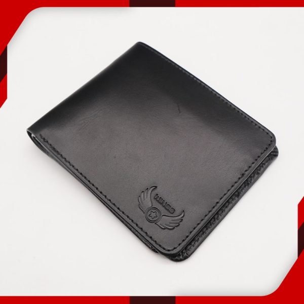 Sparkling Black Leather Wallet main