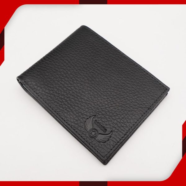 Texture Black Leather Wallet main