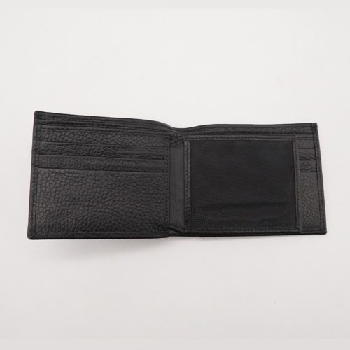 Texture Black Leather Wallets for Men | Leather Wallets for Men in Pakistan