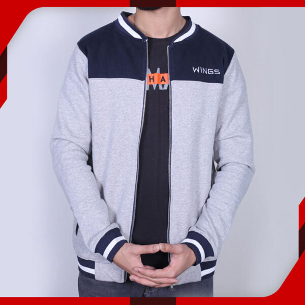 WINGS Zipper Grey 001