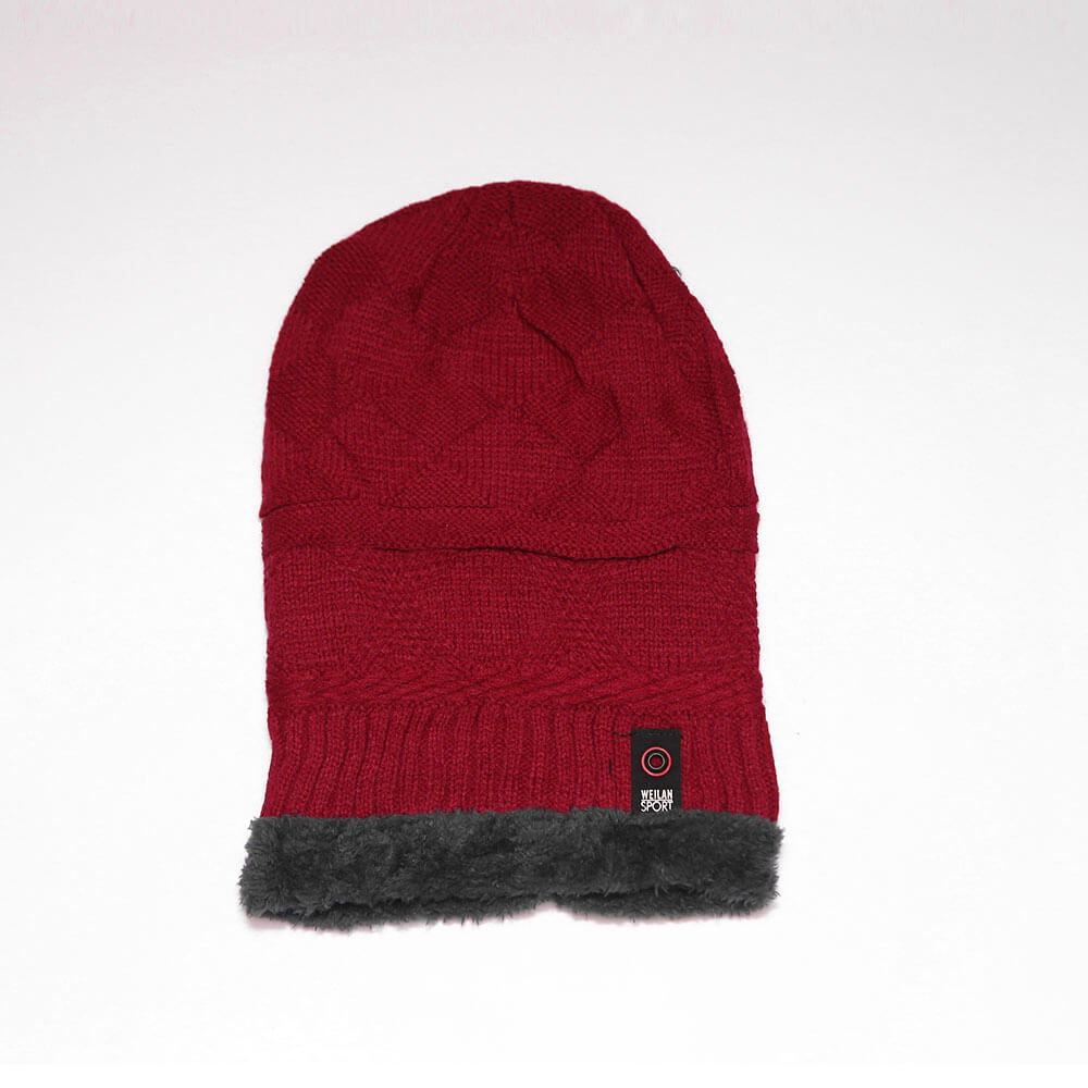 WINGS Red Large Beanies Men Caps front