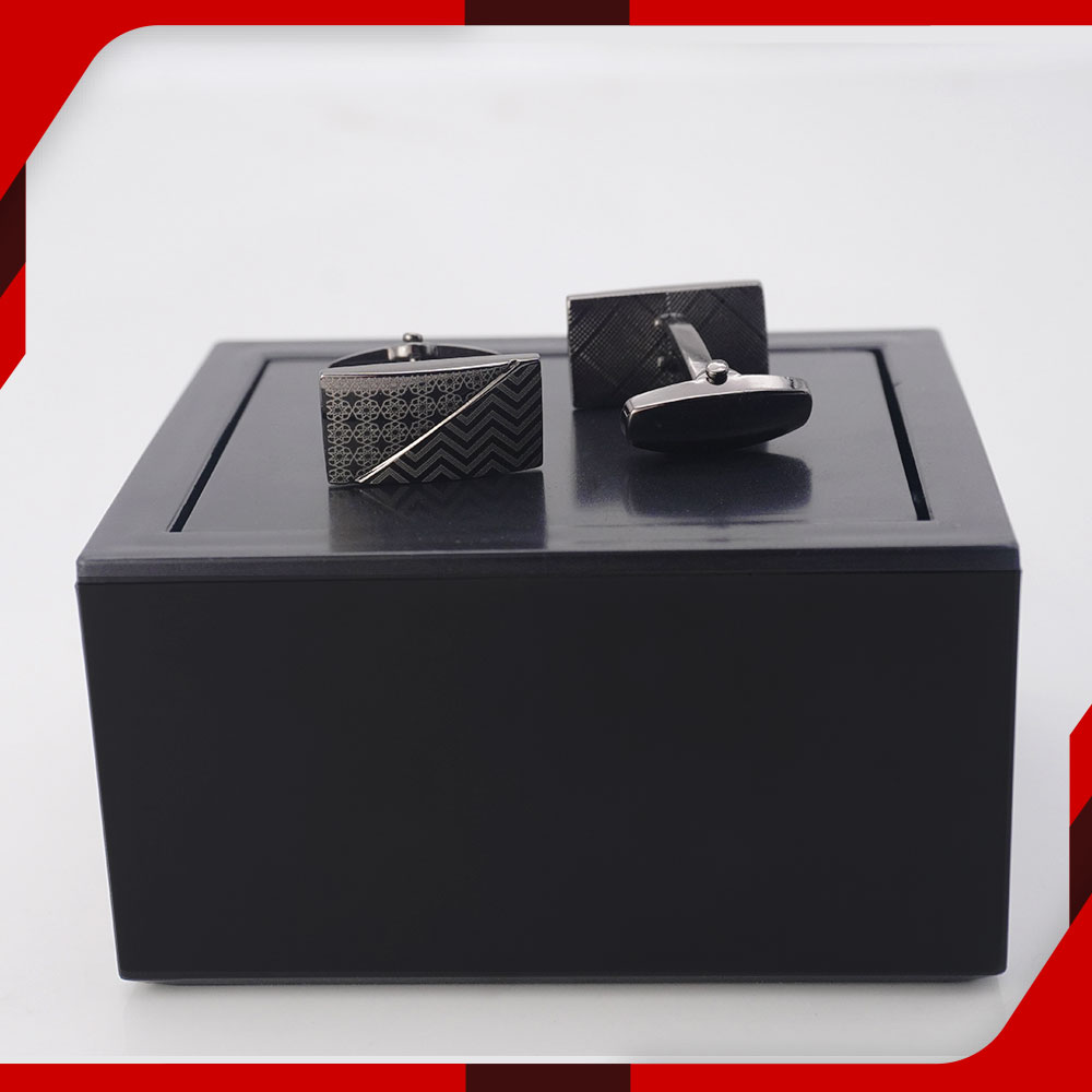 Cufflinks Grey Puzzle