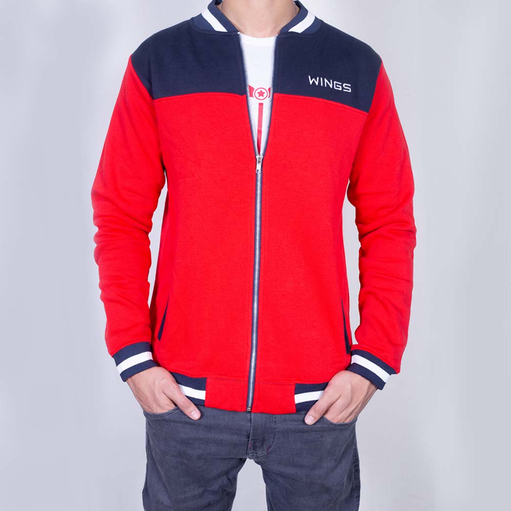 WINGS Zipper Red tracksuit Best Tracksuits for Men