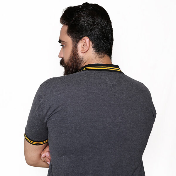 Charcoal Polo Tshirts for Men C03