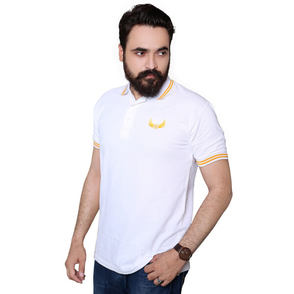 White Polo Tshirts for Men W01