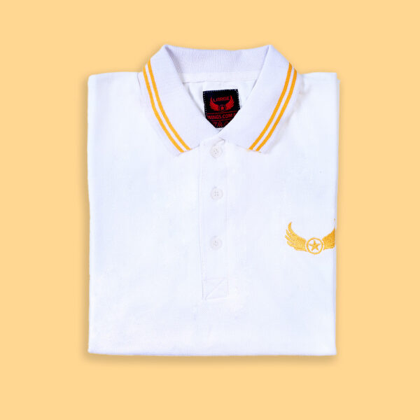 White Polo Tshirts for Men W04