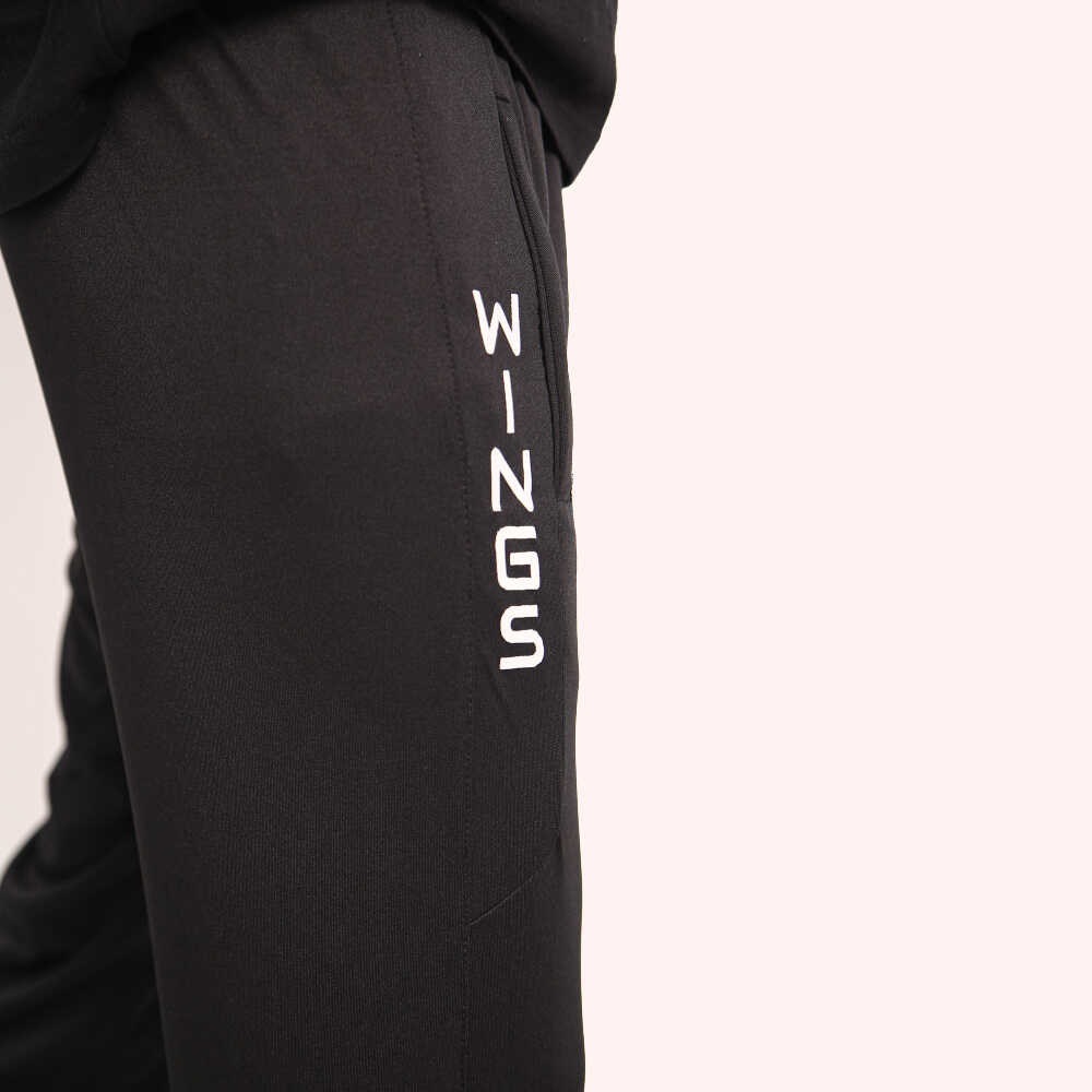 Wings Black Trouser for Men