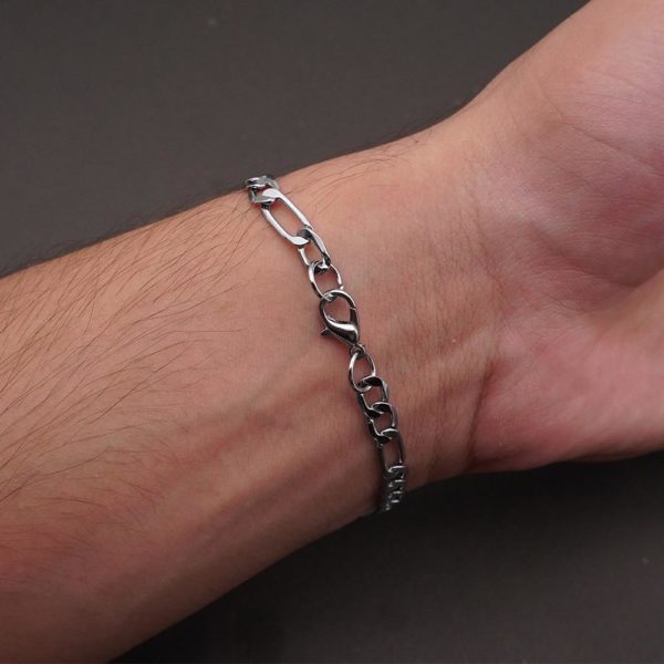 Anaconda Silver Chain Bracelet back