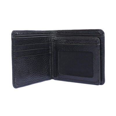 Texture Black Leather Wallets for Men | Leather Wallets in Pakistan