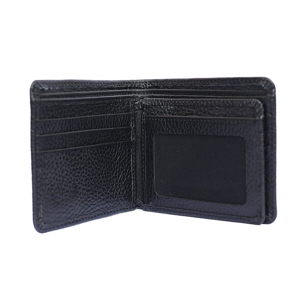 Texture Black Leather Wallet 02