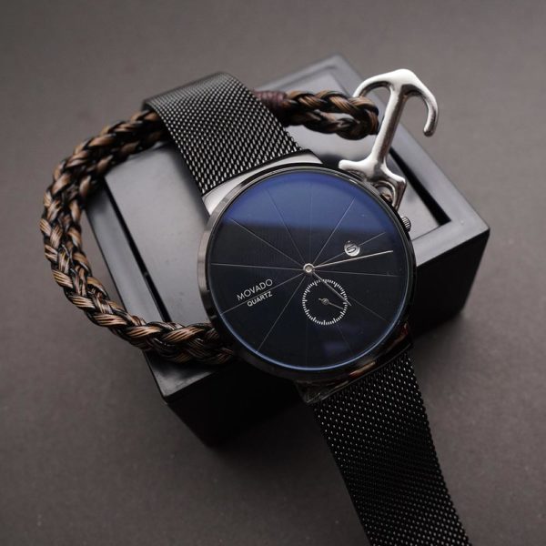 Watch Black Movado Quartz 5