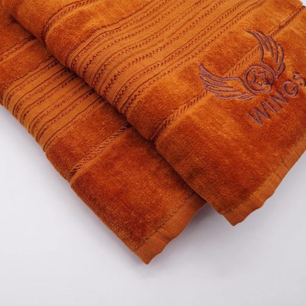 Brown Velvet Cotton Towel 2