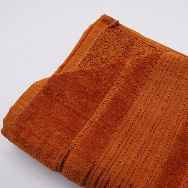 Brown Velvet Cotton Towel 5