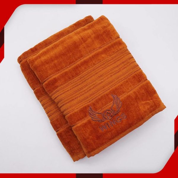 Brown Velvet Cotton Towel