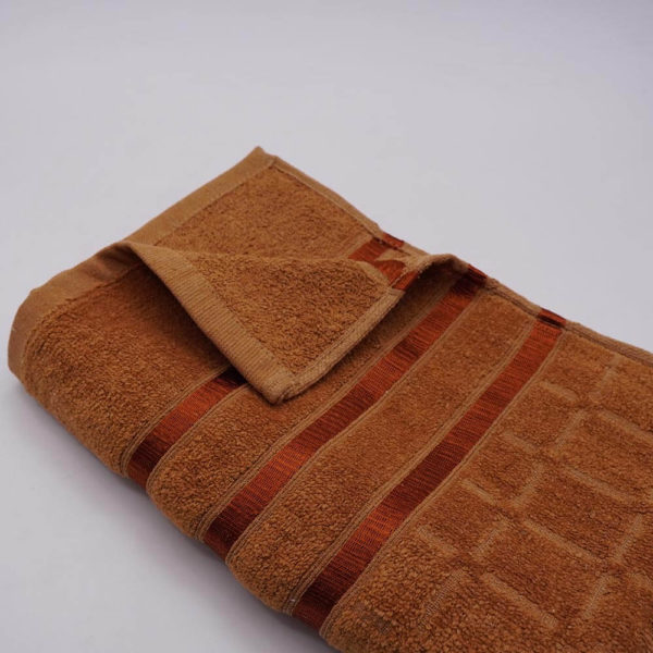 Chess Brown Velvet Cotton Towel 2