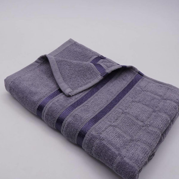 Chess Purple Velvet Cotton Towel 2