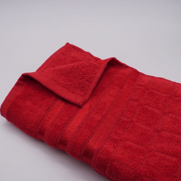 Chess Red Velvet Cotton Towel 2
