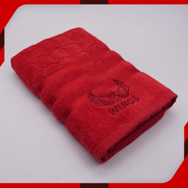 Chess Red Velvet Cotton Towel main