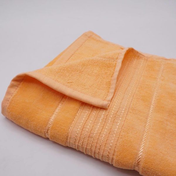 Light Brown Velvet Cotton Towel 2