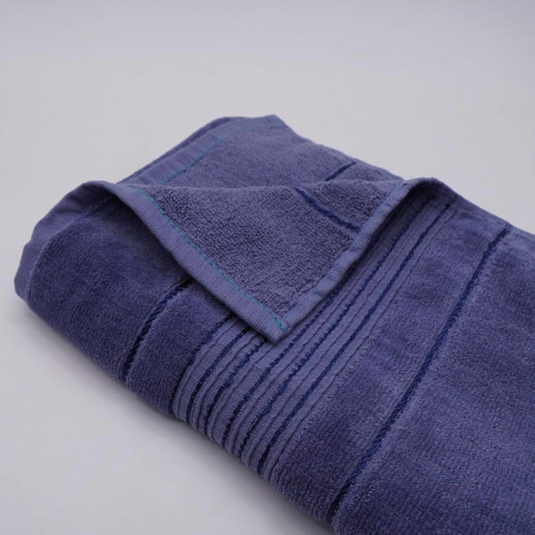 Purple Velvet Cotton Towel 2