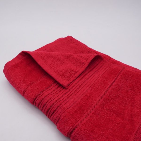 Red Velvet Cotton Towel 2