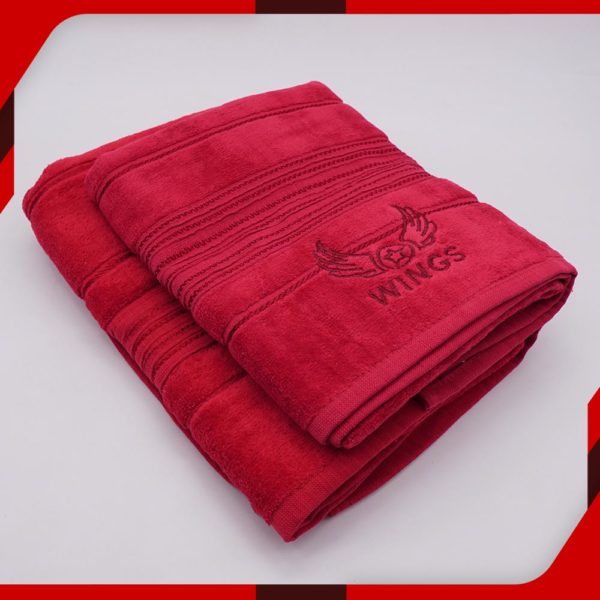 Red Velvet Cotton Towel main