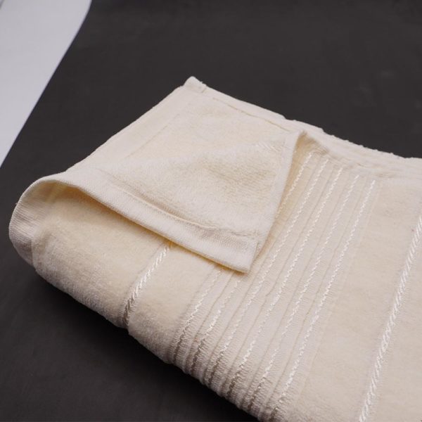 White Velvet Cotton Towel 2