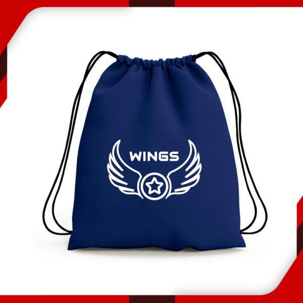 Wings Carry Navy Blue Embroidery Bag min