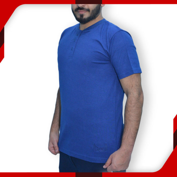 Plain T-Shirts for Men in Pakistan Decent Blue 001