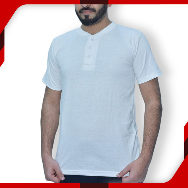 T Shirt for Men Decent White 002