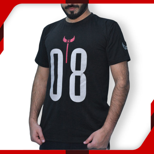 Wings 08 Black T shirt for Men 001