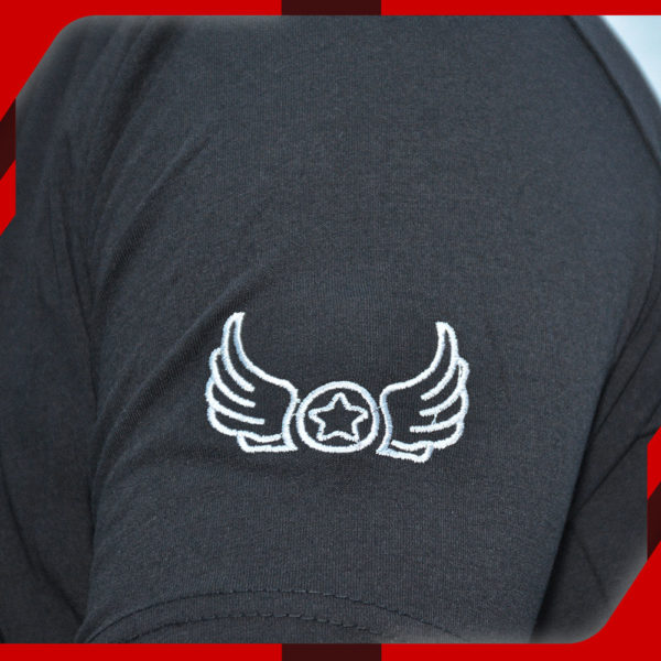 Wings 08 Black T shirt for Men 004