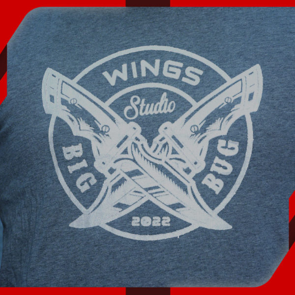 Wings Grey T Shirt for Men Dagger 002