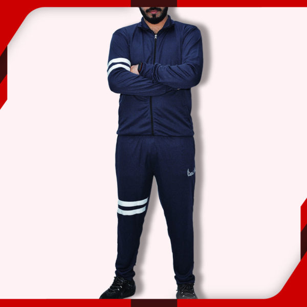 WINGS Blue Sports Tracksuit for Men main 01