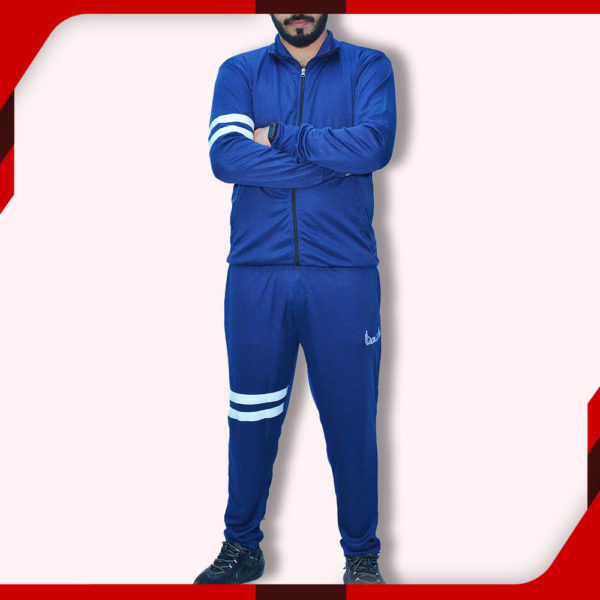 WINGS Royal Blue Sports Tracksuit for Men main 01