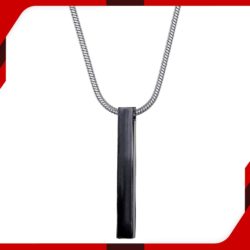 Black Bar Locket for Men