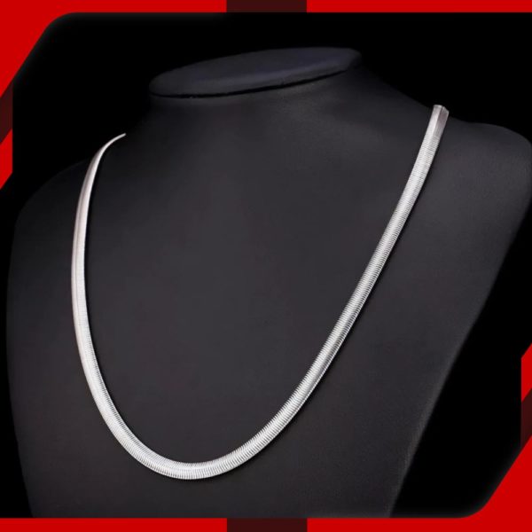 Shining Silver Chain for Men 01