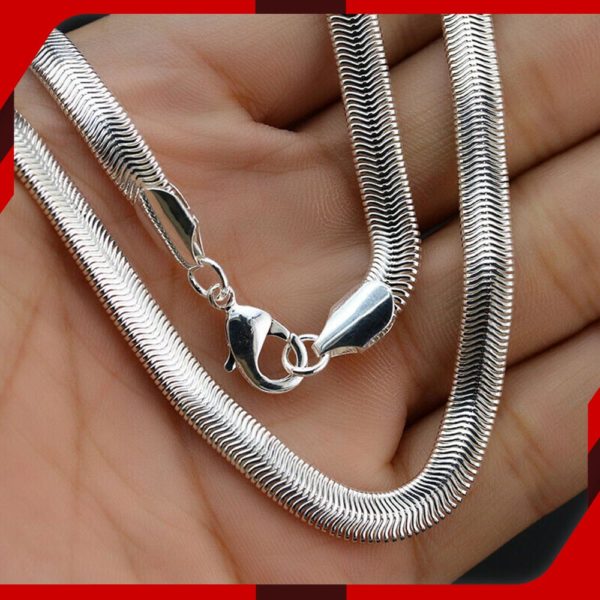 Shining Silver Chain for Men 04