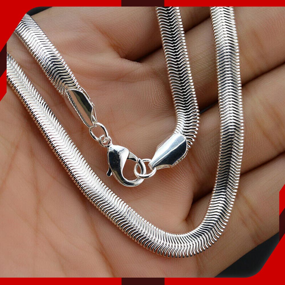 Silver gents on sale chain design