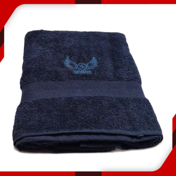 Blue Cotton Towel 27x54 01 min