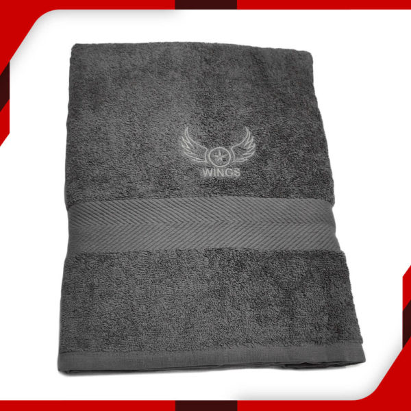 Charcoal Cotton Towel 27x54 01