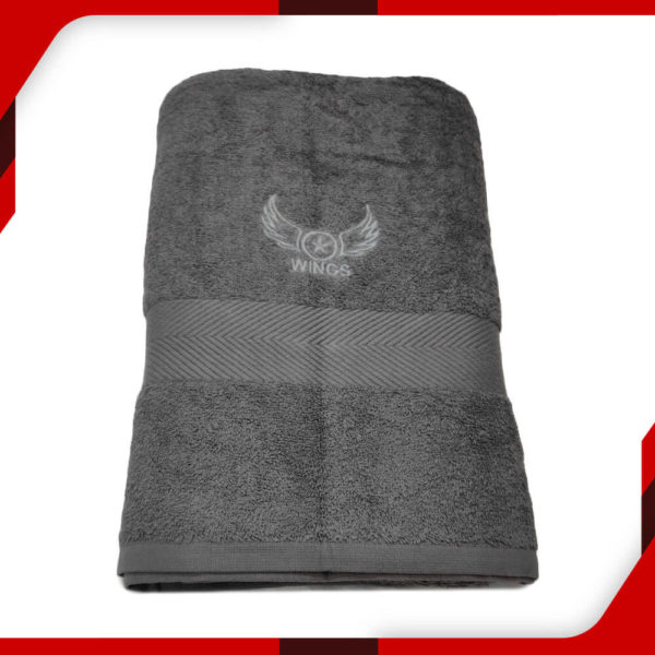 Charcoal Cotton Towel 27x54 02