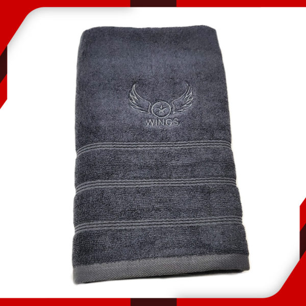 Grey Cotton Towel 20x40 01
