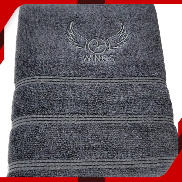 Grey Cotton Towel 20x40 02