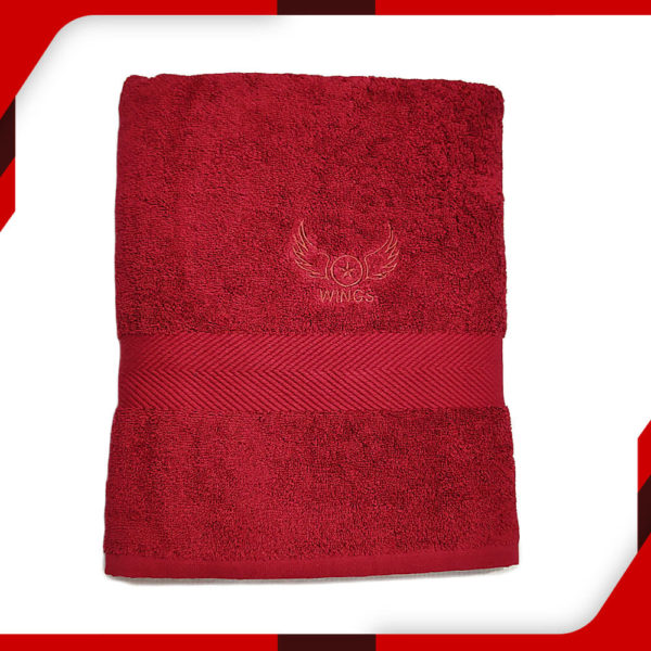 Maroon Cotton Towel 27x54 01