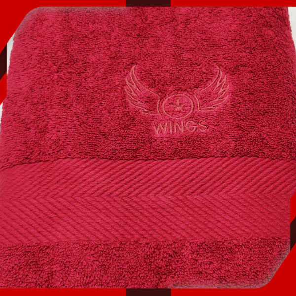 Maroon Cotton Towel 27x54 03